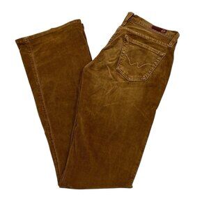 Vintage Adriano Goldschmied Pants Womens 25 Angel Corduroy Low Rise Wide Leg Y2K